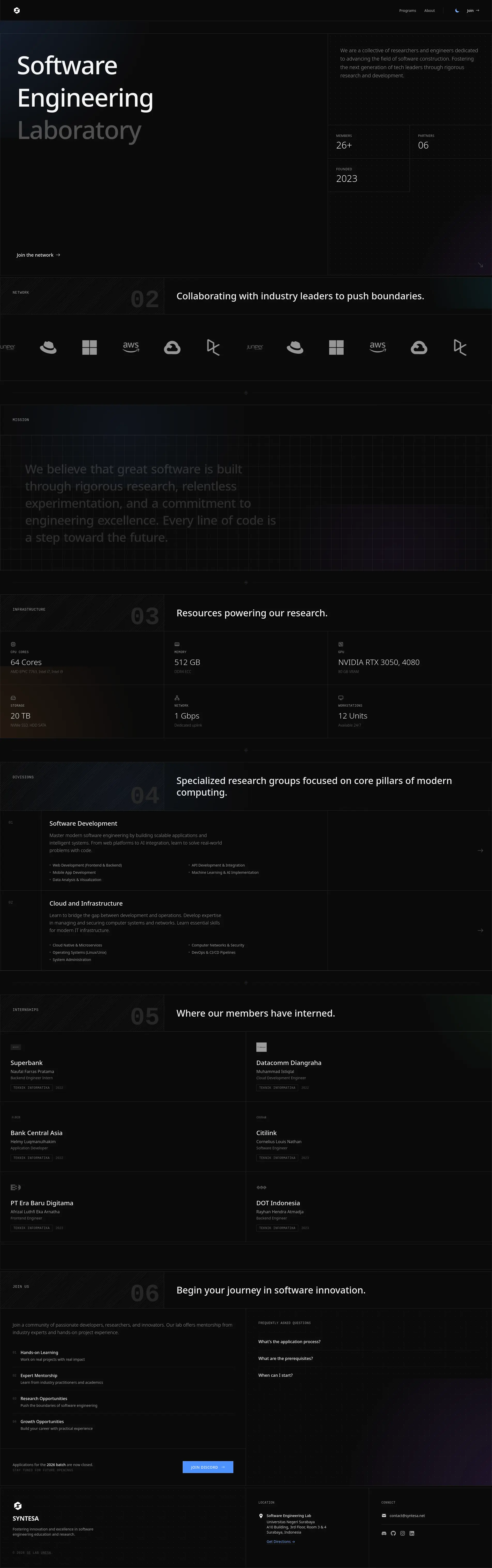 Syntesa - Website