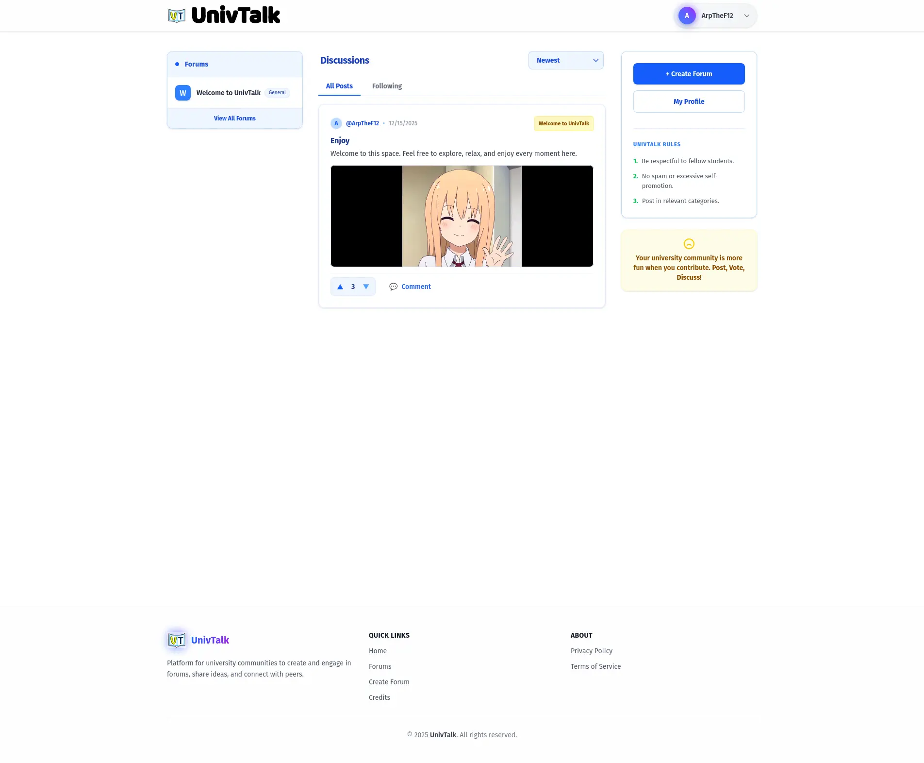 UnivTalk