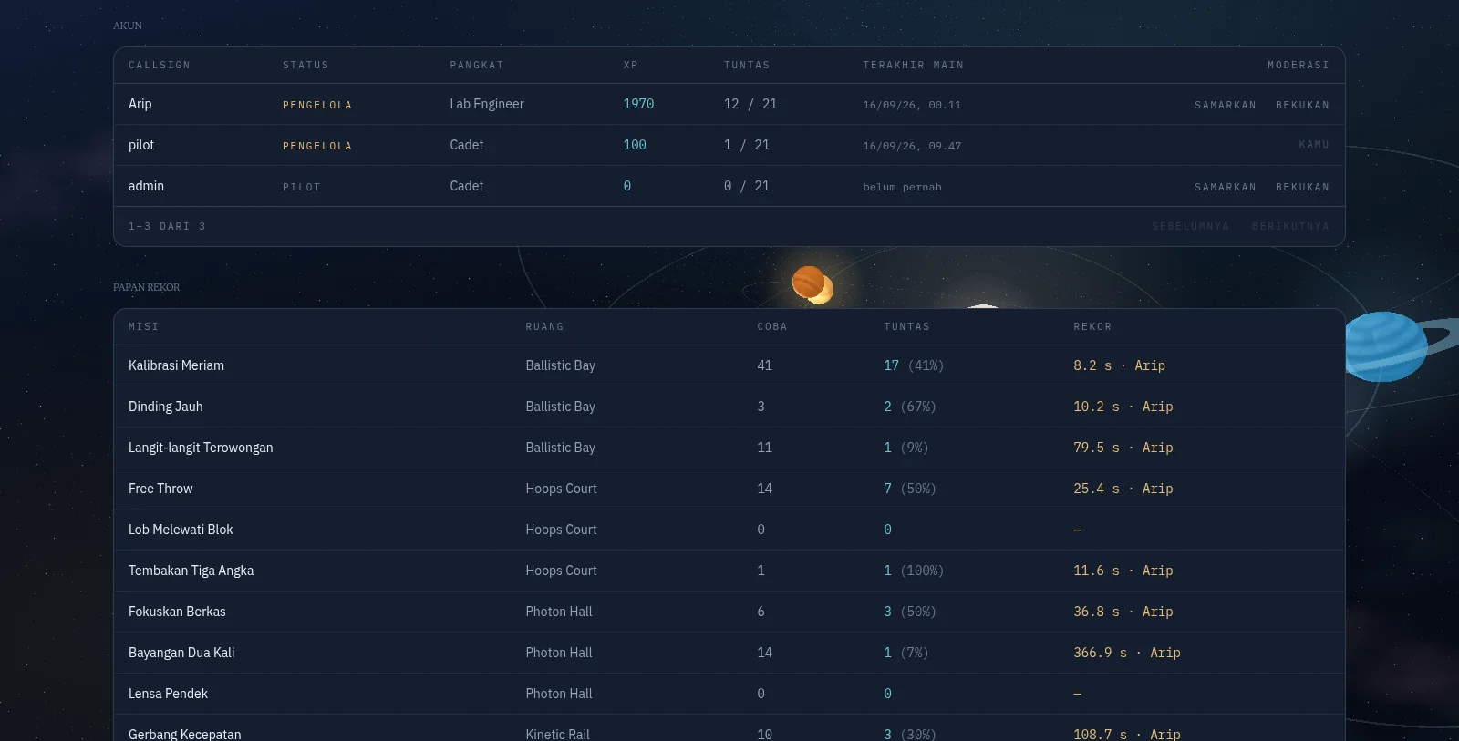 Physioverse screenshot
